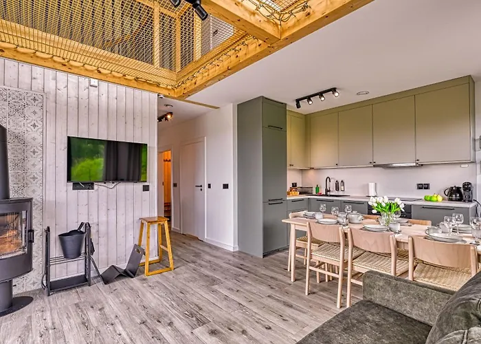 Slowmood - Z Sauna I Jacuzzi, Sun & Snow Апартаменты Подгужин